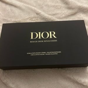 Dior lipstick set and purse holder